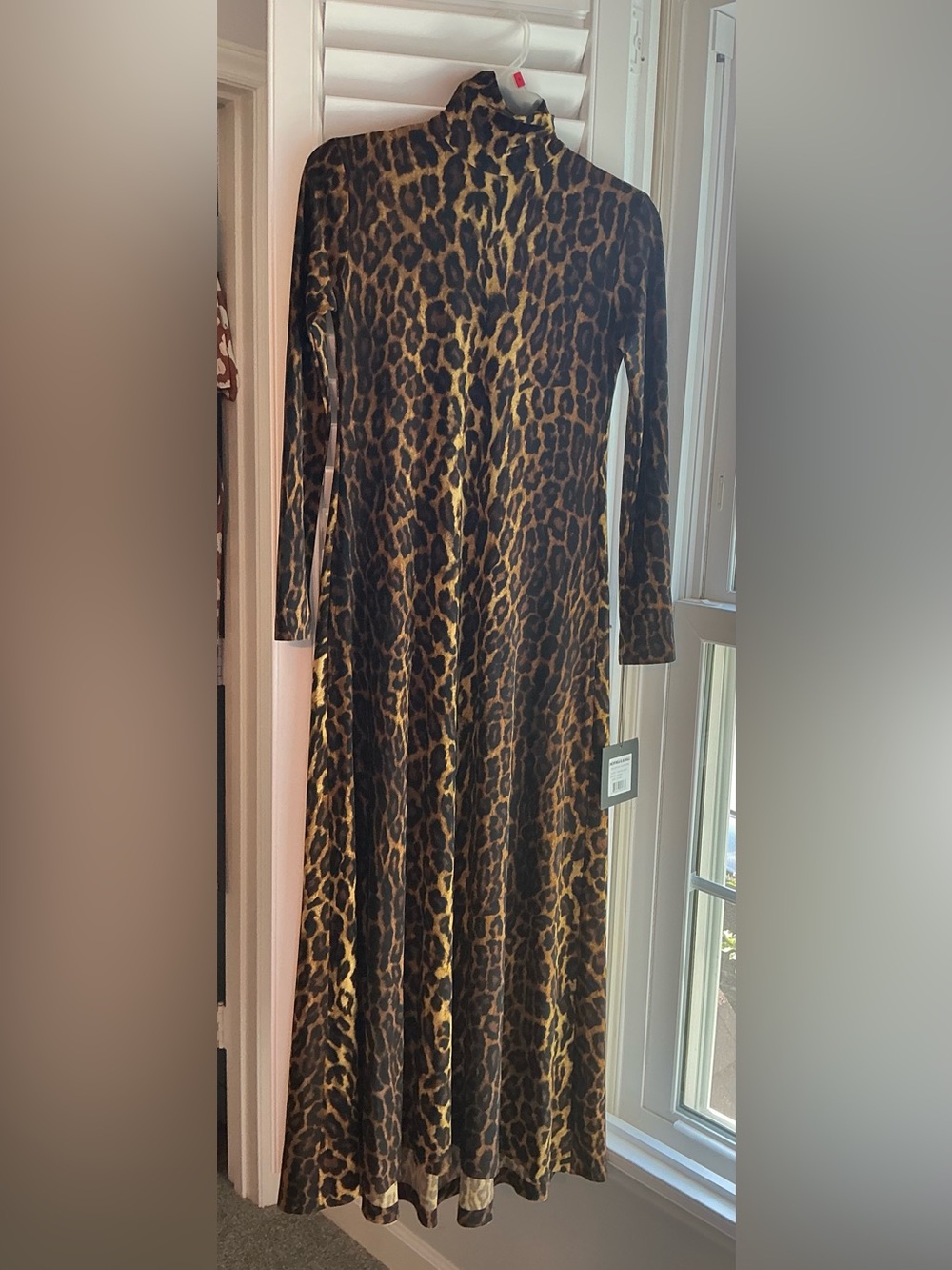 NORMA KAMALI long sleeve turtleneck swing dress. Very hard to find. Size XXS NWT